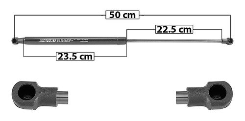 Amortiguador 5a Puerta C/garantía Spart Prius 2010 - 2015