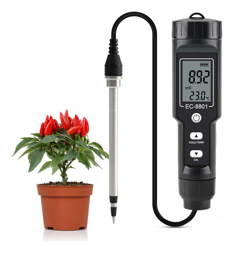 Testador De Solo Ec Medidor De Jardim Sem Luz De Fundo