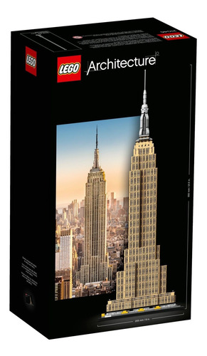 Lego Architecture Empire State Building Usa 1767 Peças 21046