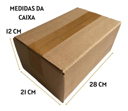 25 Caixas De Papelão 28x21x12 Envios Correios Sedex E Pac
