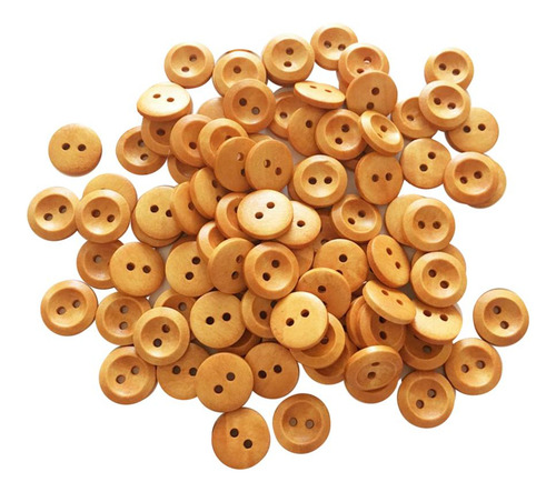 100 Piezas De Botones De Para Coser 2 Agujeros Para