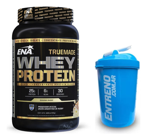 True Made Whey Proteina 2lb Ena Truemade + Shaker Batidor