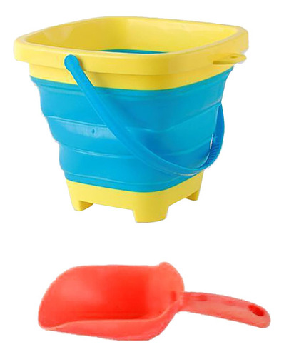 Cubo Portátil Plegable Para Bañarse En El Agua Con Juguetes