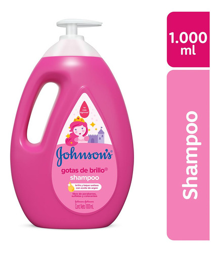 Shampoo Infantil Johnson's Gotas De Brillo 1 Litro Bebes
