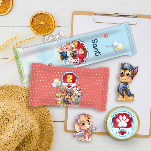 Kit Imprimible Paw Patrol Personalizable Digital Cumpleaños