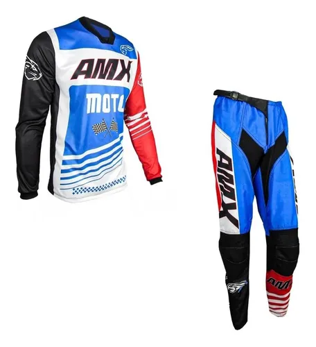 comprar Conjunto Calça E Camisa Infantil Prime Moto Amx Motocross 