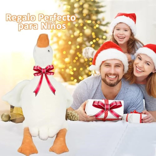 / Peluche De Ganso Grande, Supersuave, Blanco, 60 Cm
