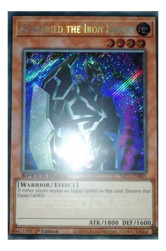 Gearfried The Iron Knight Sd Secret Yu-gi-oh! Original Konam