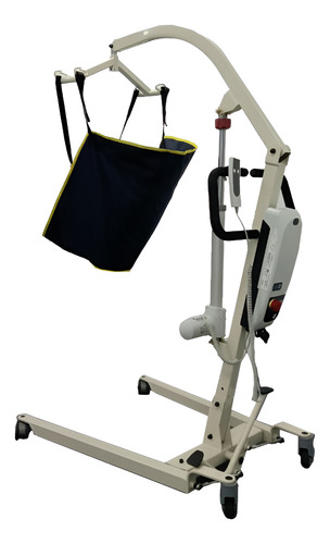 Grua Pluma Levanta Pacientes Electrico Con Arnes Care Quip
