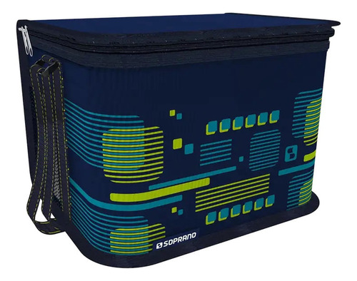 Bolsa Térmica Com Alça 9,5 L Azul Pop - Soprano