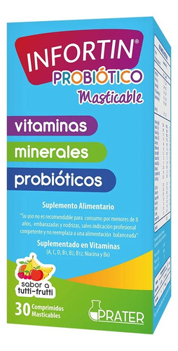 Prater Infortin Vitaminas 30 Comprimidos