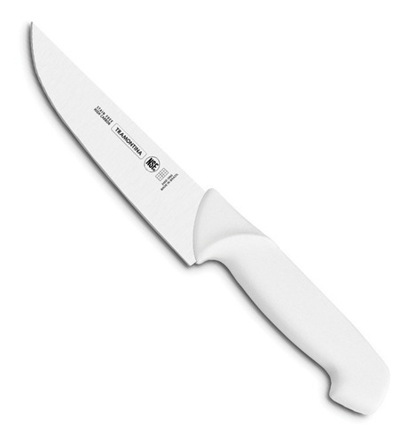 Cuchillo Tramontina Profesional Carnicero 25cm Color Blanco