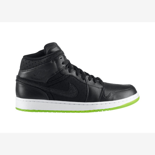 Zapatillas Jordan 1 Phat Black Action Green 364770-007   
