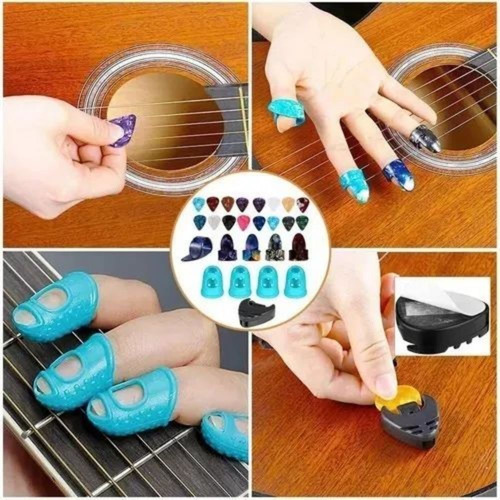 65 Piezas Cuerdas Kit De Accesorios Para Guitarra Acustica