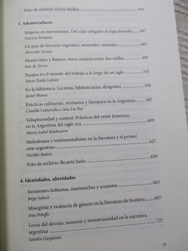 Imagen 6 de 10 de Hist Feminista De La Literatura Argentina 1 Otros Comienzos