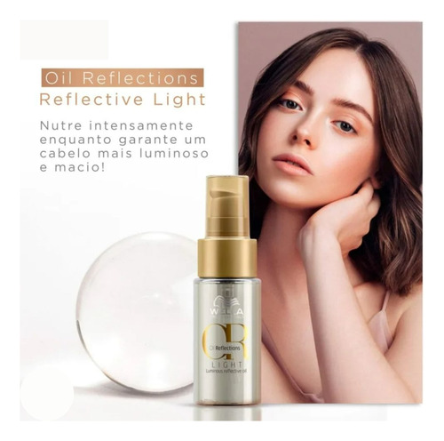 Wella Reflections Shampoo+máscara Pq + Óleo Light 100ml