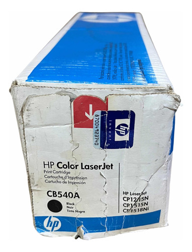 Toner Original Hp 125a Negro Cb540a Caja Maltratada 