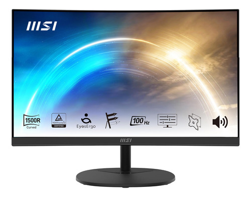Monitor Curvo 24 Msi Pro Mp2412c 1ms 100hz Fhd Va Altavoces