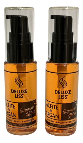 Aceite De Argán Deluxe Liss®  Pack X 2!