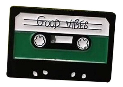 Prendedor Pin Casete Good Vibes/ Kiwii Regalos