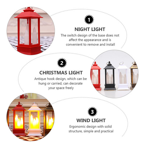 A Farol Con Decoración Navideña Wind Light