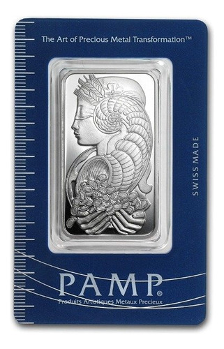 Plata Pura 999 Pamp Suisse Diosa Fortuna 1 Onza