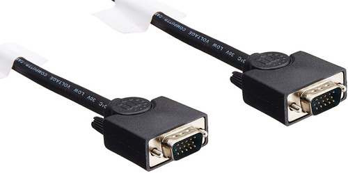 Cable Para Monitor Svga Manhattan 371315, Hd15, 1.8m, Negro