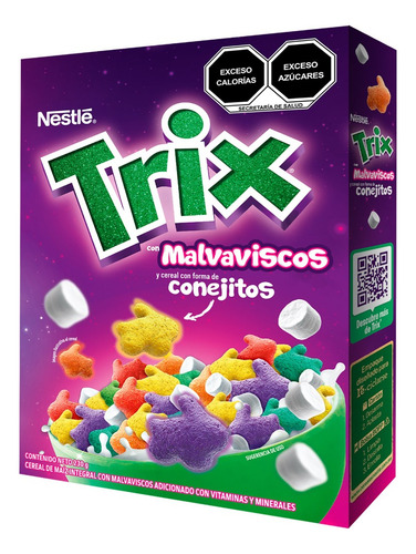Cereal Integral Forma De Conejitos Y Malvaviscos Trix 230g