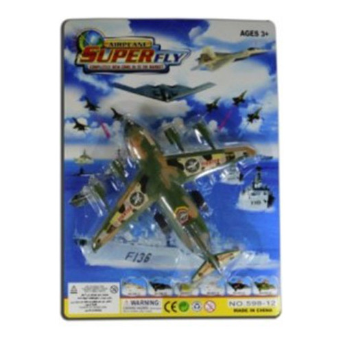 Avião Superfly Fricção Bliester Brinquedo Diversão Infantil