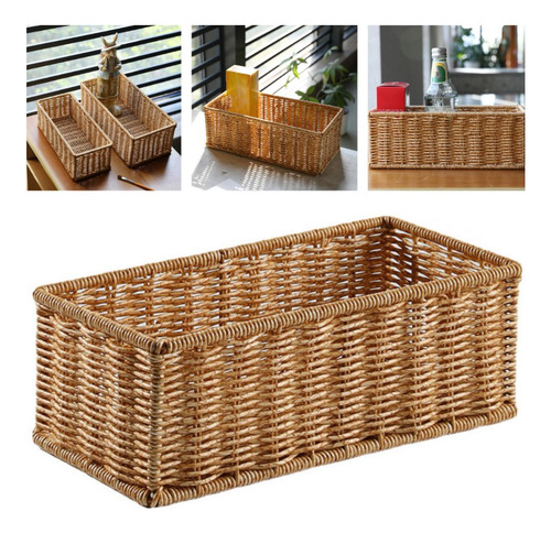 Cesta De Almacenamiento Con Estampado Tejido, Cesta Exposito