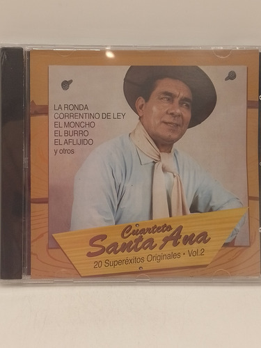 Cuarteto Santa Ana 20 Super Éxitos Originales Vol2 Cd Nuevo