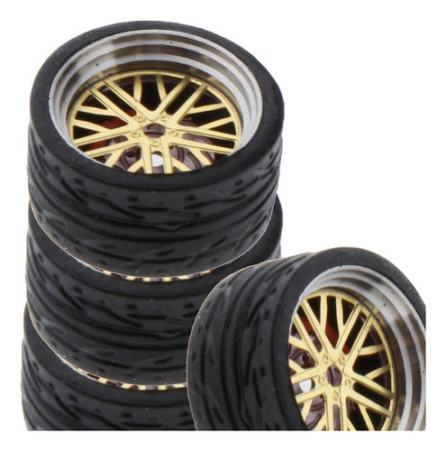 Neumáticos De Goma Para Coche Modelo Rc De 4 Piezas En A16