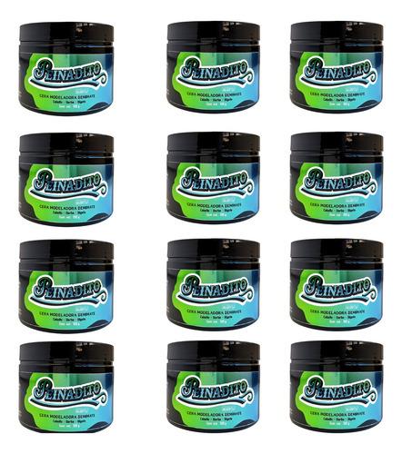 Manup pomada modeladora para cabello Peinadito 150g pack 12 unidades