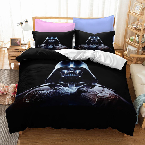 Juego De Cama Doble Star Wars, Funda De Edredón Darth Vader