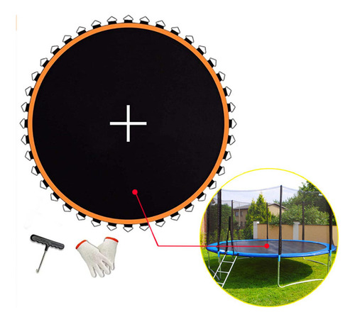 Colchoneta Para Trampolín, De Salto 10 Pies Con 54 Hebillas