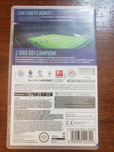 Fifa 19 Nintendo Switch Legacy Edición Igual A Nuevo