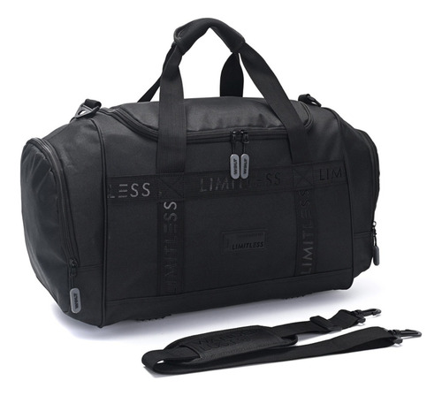 Bolso Deportivo Wanderlust Active Urban Viajes Unisex 39067 Color Negro Lisa