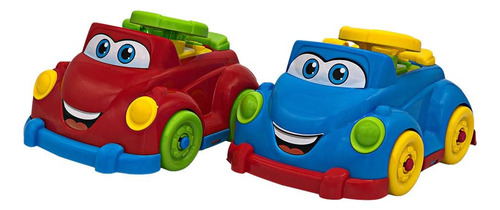 Carrinho Baby Driver Com Pecinhas Que Fazem Barulho Colorido