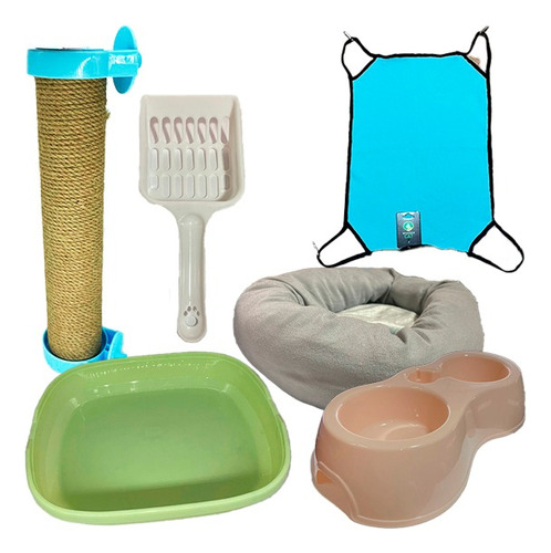 Kit Gatuno Completo Verde Pethome