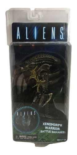 Neca Aliens Alien Warrior Xenomorph Cafe Battle Damaged
