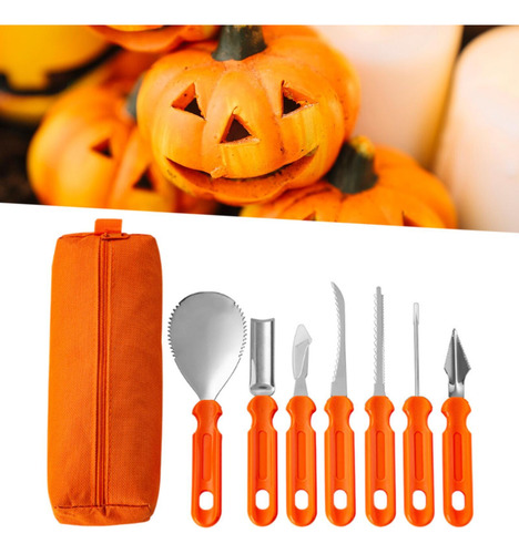 8x Herramientas Para Tallar Calabazas De Halloween Juego De