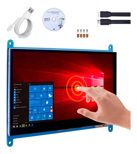 Pantalla Touch 7 In Lcd 1024x600 Tactil Raspberry Pi Hdmi