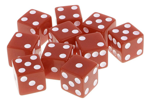 Set / 10pcs Six Sided D6 Digital D\\\\u0026d Rpg De Café