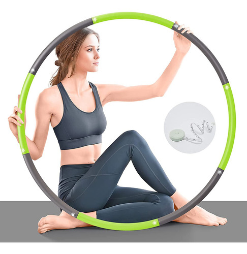 Weighted Hula Hoop For Adults 8 Sections Of Spliced And