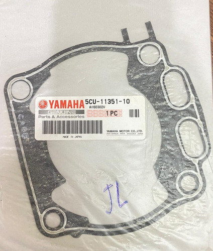 Junta De Base De Cilindro Orig Yamaha Yz250 Panella Motos