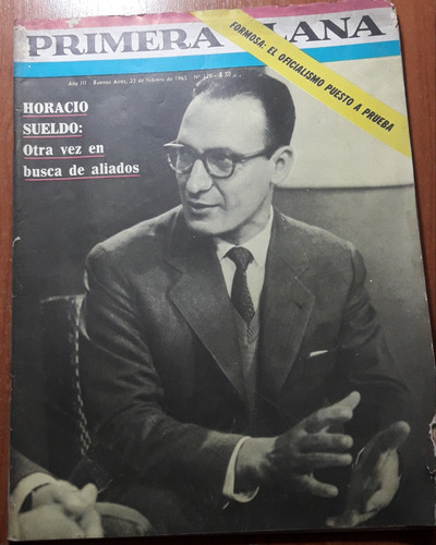 Revista Primera Plana N°120  23 De Febrero De 1965
