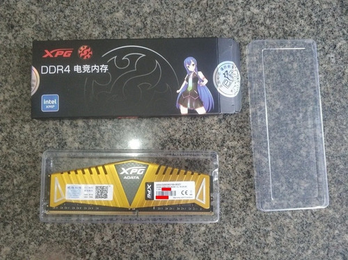 Imagem 3 de 4 de Memoria Adata Xpg Z1, 16gb (1x16gb) Ddr4 3200 Mhz, Dourada