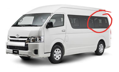 Ventanilla Trasera Izquierda Toyota Hiace 2016-2019 Original