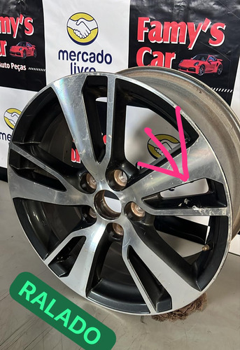 Roda Toyota Rav4 Aro 17 2016/2018 (com Detalhes) (Usado)
