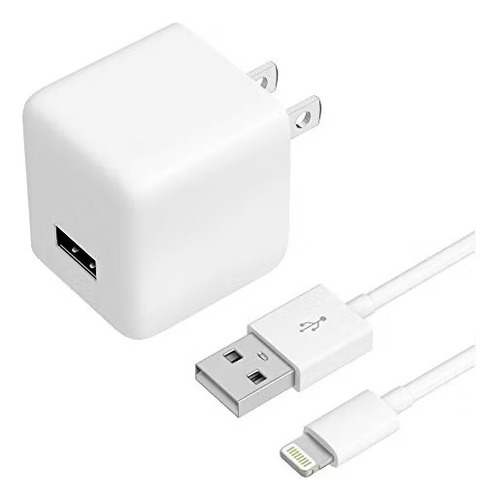 Daycell Cargador Usb-a 12w + Cable Lightning A Usb-a 1m